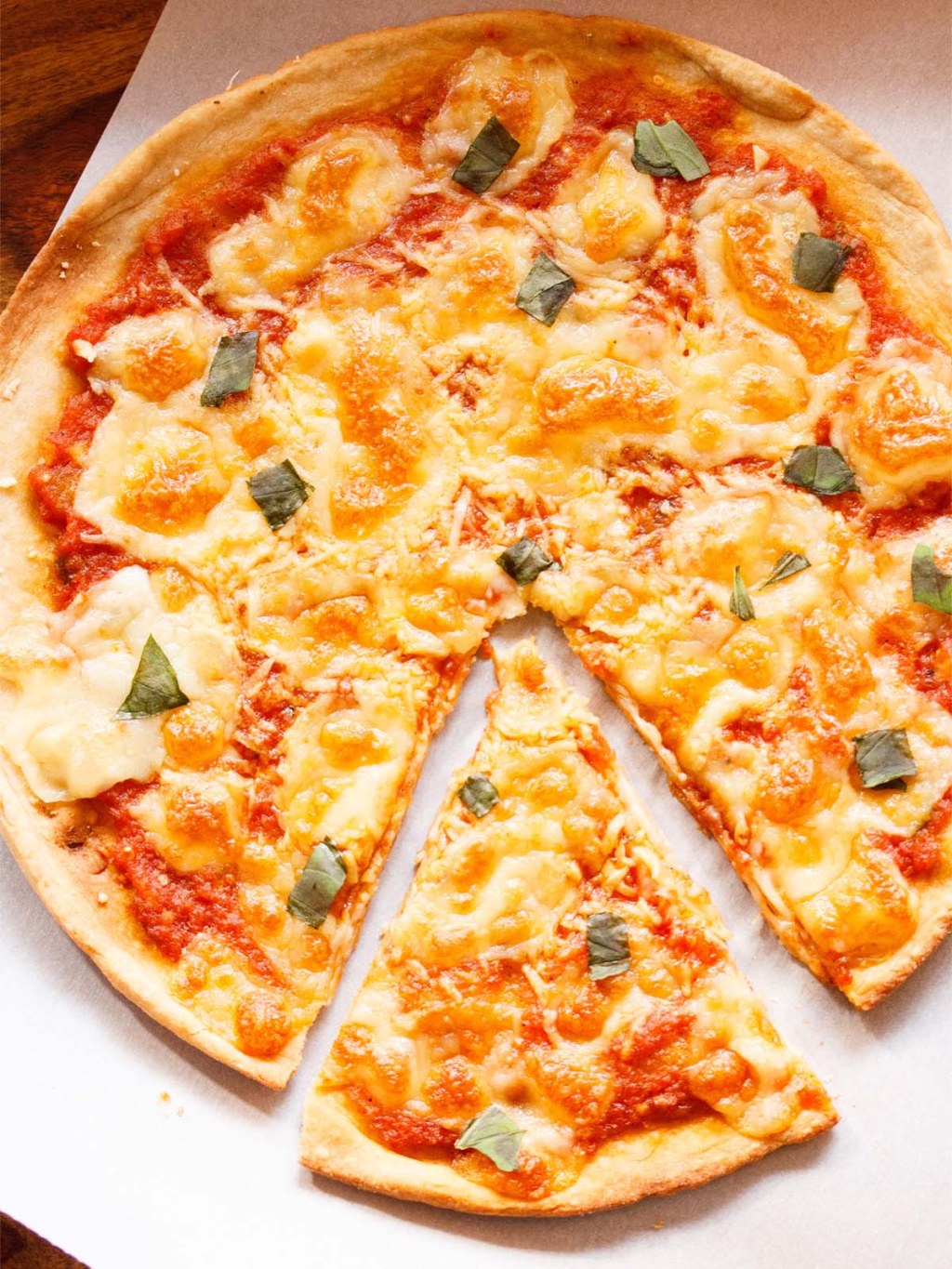 Picture of: Margherita Pizza (Easy Homemade Recipe) » Dassana’s Veg Recipes