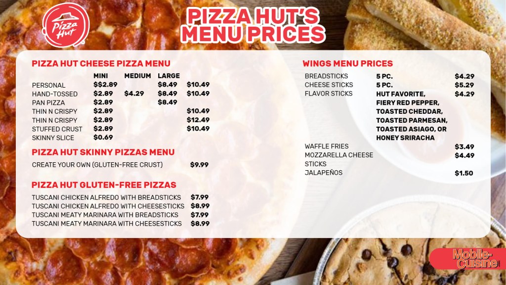 Picture of: Updated Pizza Hut Menu Prices + Save Money w/ Meal Deals ()